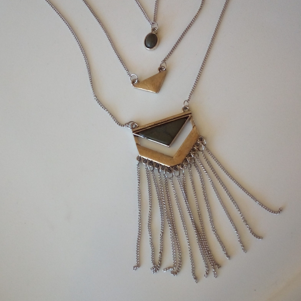 Long Triple Necklace